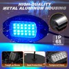 4Pods Upgraded Segmented Metal RGB LED Rock Lights Kit with