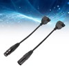 2pcs XLR3 to RJ45 Cable 3pin Plug and Play Female