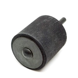 Benchmark Abrasives 1-1/2" x 1-1/2" Rubber Expanding Drum Sander with 1/4" Mandrel, Spiral Bands Rotary Sander Attachment for Drill & Die Grinder, Metal Polishing Sanding - Sanders for Woodworking