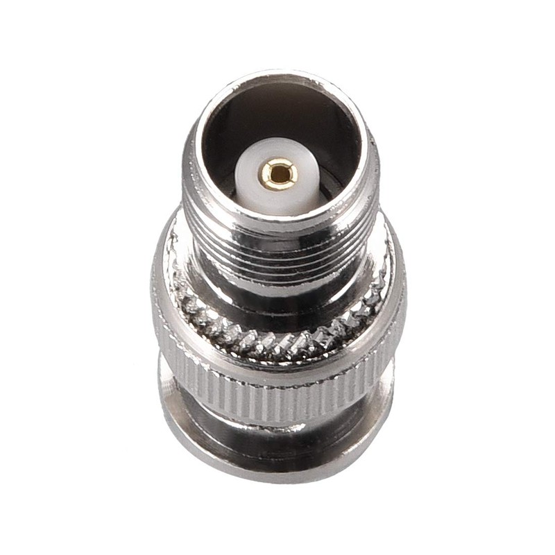 sourcing map BNC Male to TNC Female Brass Cable Connector