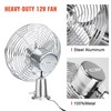 CRAFTZONE 12V Fan RV|Truck Cooling Heavy Duty 8" Metal Car
