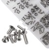 Rrina 150Pcs 304 Stainless Steel Flat Head Torx Security Machine