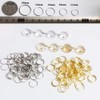 500pcs 11mm Round Metal Split Keychain stainless steel Rings for