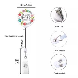 SUJU TRADING 10 Piezas Yoyo Porta Credenciales Personal Médico Enfermería