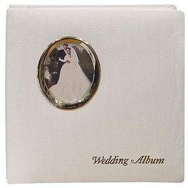 Golden Wedding Post-Bound pocket album for 5x7 8x10 prints w/scrapbook pages by Pioneer - 5x7