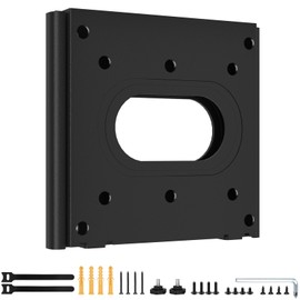 Quick Release Bracket for HP Mini PC Wall VESA and Under Desk Quick Release Mount for HP EliteDesk 800 805 705 HP ProDesk 400 405 600 Desktop Mini HP 260 T240 Mini PC Vesa Mount for HP with Screws