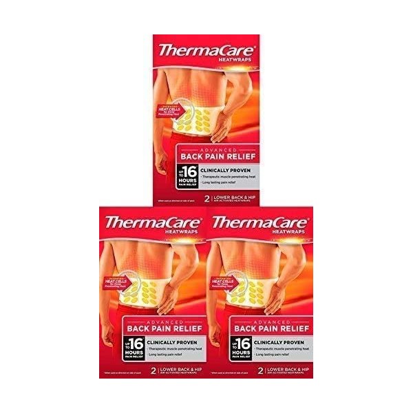 (3 Pack) - ThermaCare Lower Back Heat Wrap (3 Bundle)