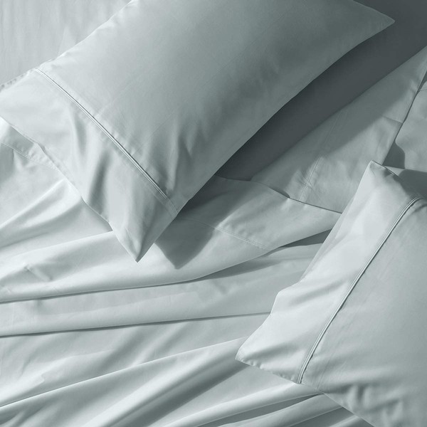 Royal Tradition Solid 300-Thread-Count, 100-Percent Cotton Percale Twin Extra Long