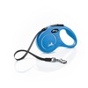 Flexi New Classic Tape Blue Small 5m Retractable Dog Leash/Lead