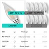 AMDTU E12 40 Watt Equivalent Frosted Small Base LED Bulb