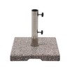 ABBLE 42LBS Square Granite Umbrella Base Grey