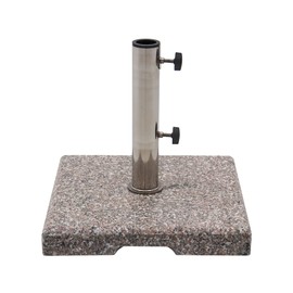 ABBLE 42LBS Square Granite Umbrella Base Grey