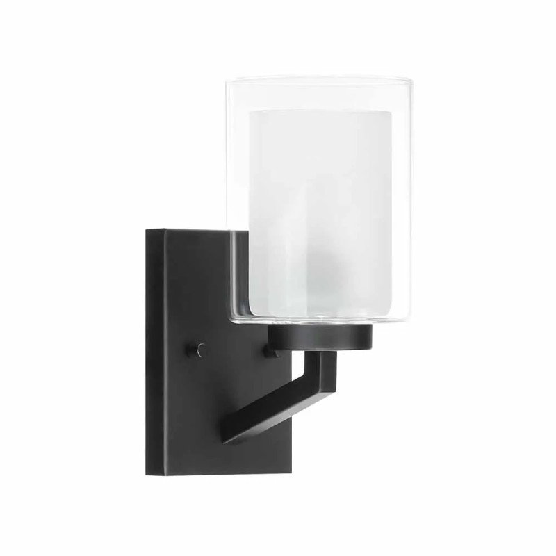US Instock ETL Farmhouse Glass Round Wall Light Bathroom Etl