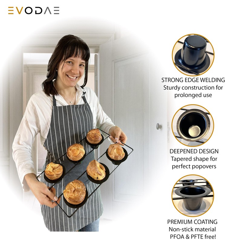 EVODAE® Popover Pans in Holiday Gift Box – Set of