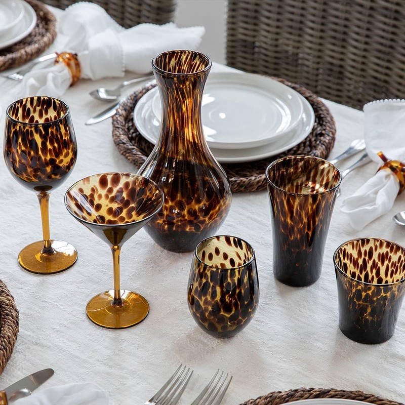 Juliska Puro Large Tumbler - Tortoiseshell