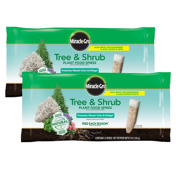 Miracle-Gro Miracle-Gro Tree & Shrub Plant Food Spikes, 12 Spikes
