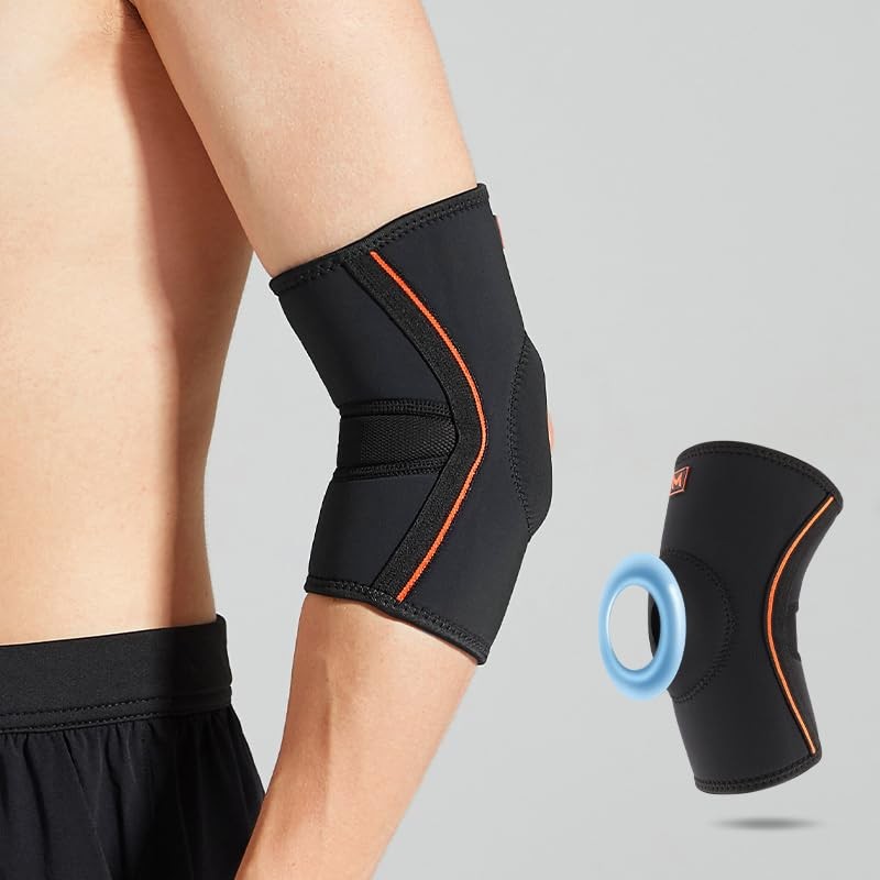 Lava Box Unisex Neoprene Elbow Support, Comfortable, Breathable, Gel Padded