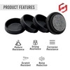 SUL Castor Caster Cup With Felt Pad Non Slip Floor