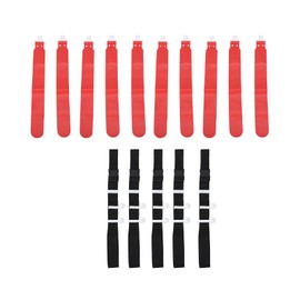 Adjustable Flag Football Set 5 PCS PP Adjustable Flag Football Belts for Youth and Adults Training Equipment Red