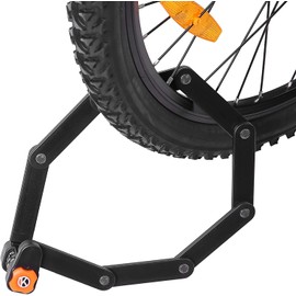 ECOTRIC Folding Bike Lock Scooter Bicycle ebike Electric Bike Motorcycle Lock Heavy Duty Anti Theft 85cm New Password Steel Bars with Carrying Case