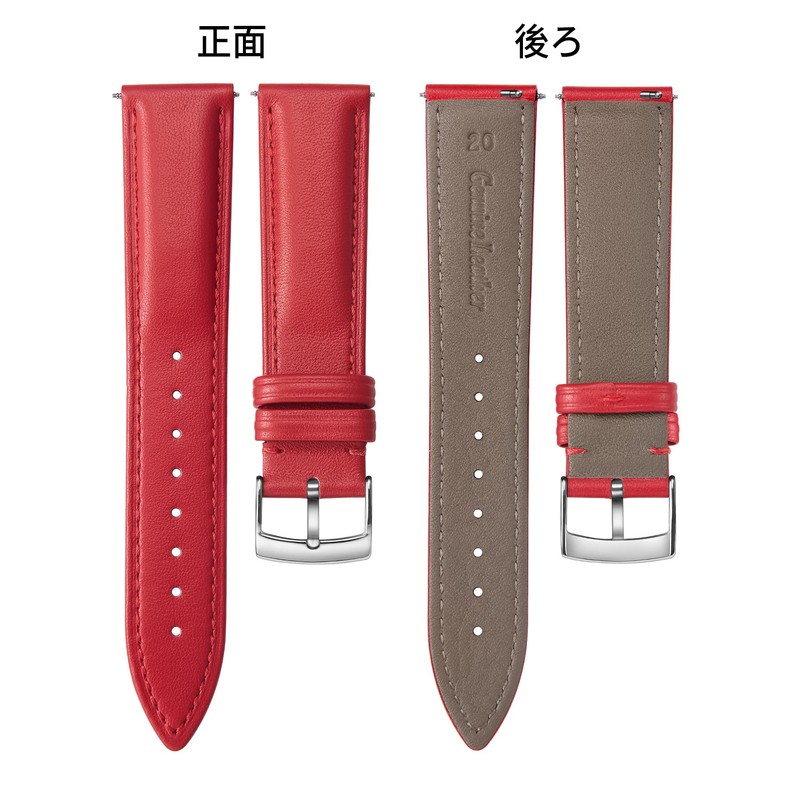 BINLUN Leather Watch Strap, Quick Release, Leather Watch Band, Multiple