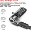 Computer Laptop Cable Lock • Slot Plate 6.23ft Cable •