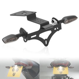 Z900 Fender Eliminator Kit Compatible with 2023-2025 Z-900 & Z900SE Tail Tidy License Plate Holder with License Plate Light & Turn Signals Rear (Smoke)