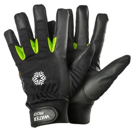 Ejendals 517-10 Size 10 "Tegera 517" Synthetic Leather Glove - Black/Green