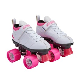 Chicago Skates Bullet Speed Quad Roller Skates – Durable, Top Performance Indoor/Outdoor Youth Skate Shoes for Women & Men Beginner 62mm Urethane Wheels & Low-Cut Ankle Boots for Agility