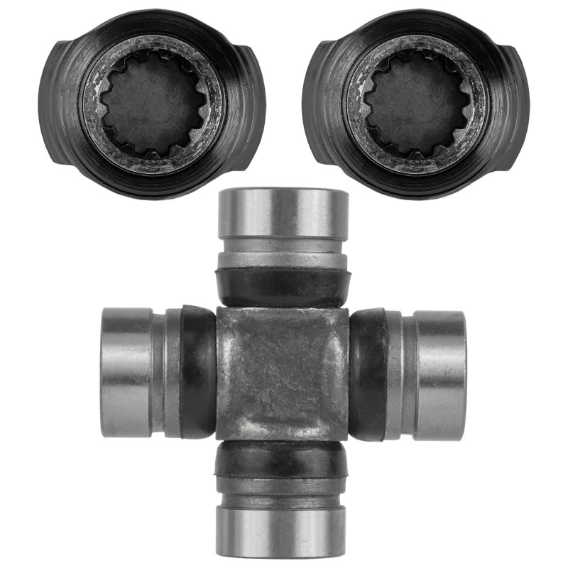 Caltric Front Drive Shaft Input Yokes and U-Joint Fits Arctic
