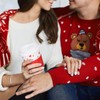 Whaline 50Pcs Valentine Disposable Coffee Cups With Lids And Sleeves