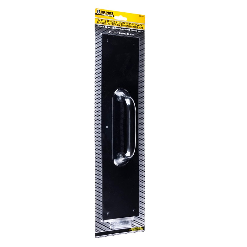 BRINKS Commercial - Commercial 15" Pull Door Plate, Matte Black