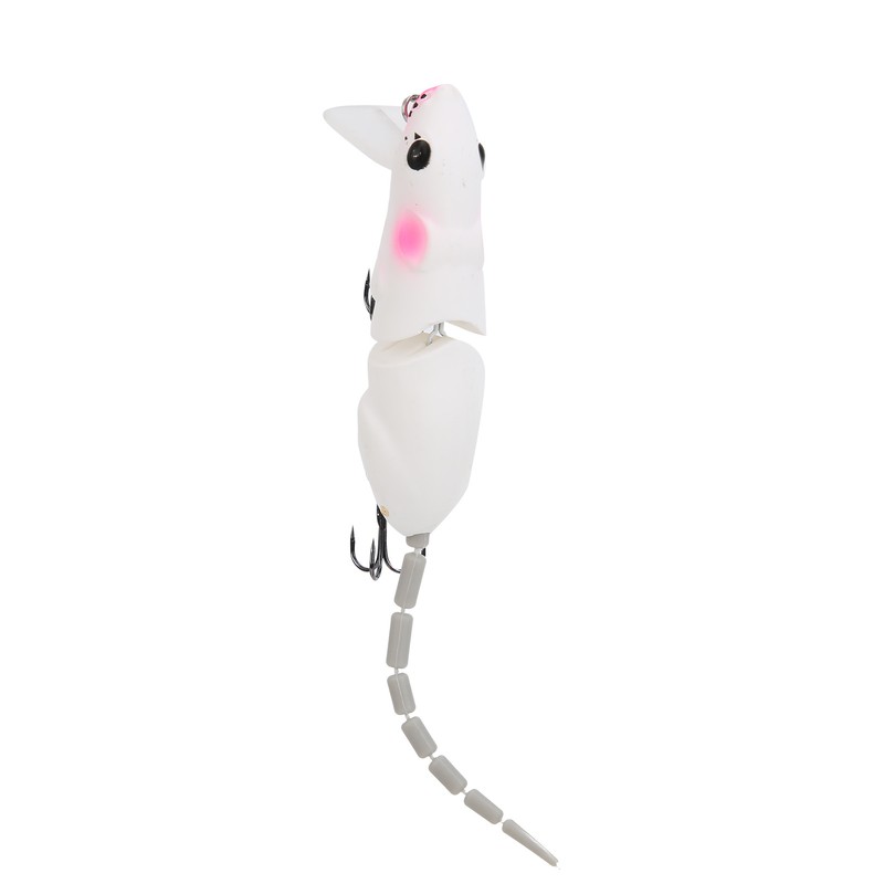 Artificial Simulation Mouse Shape Lure Bait Fishing Accessories with Treble