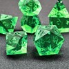 Bescon Crystal Clear (Unpainted) Sharp Edge DND Dice Set of