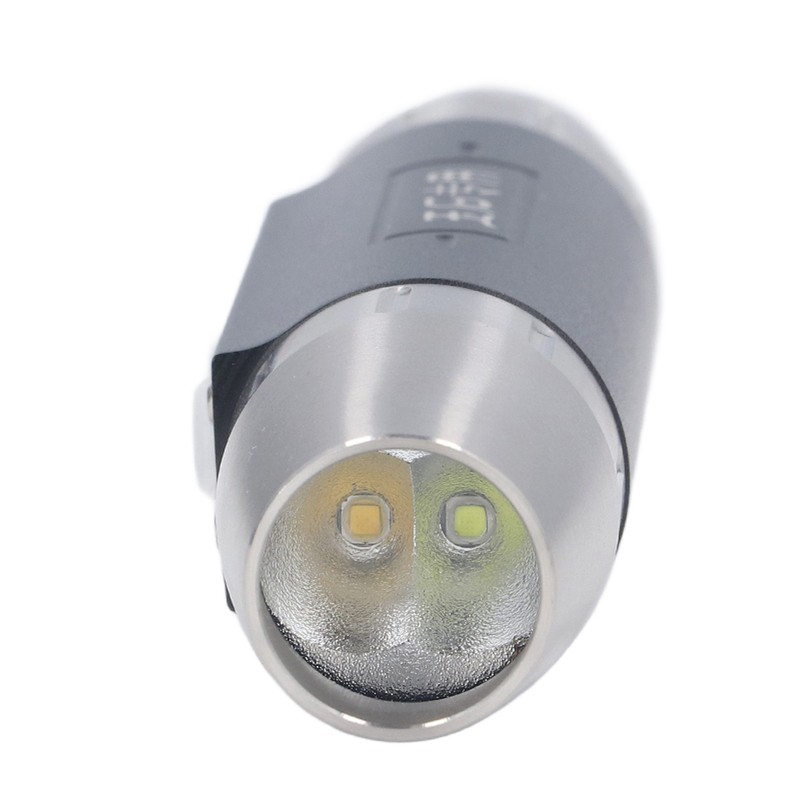 Identification Flashlight Super Bright USB Rechargeable Quad LEDs Portable Jade