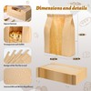 NPLUX 50 Pack Sourdough Bread Bags for Homemade Bread with