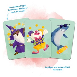 moses. 90165 What Was Where? Timeless Memory Game for the Whole Family, Entertaining Children's Game, Funny Illustrations, Travel Game for Children from 4 Years, Brown