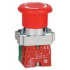 E-Stop Push Button, Non-Ill, 22mm, 1NO/1NC
