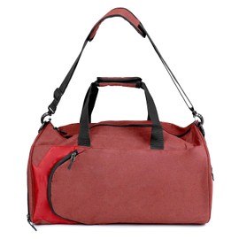 QWORK® Gym Bag Sports Holdall Bags 40L, Waterproof Duffle Bag with Shoes Compartment and Wet Pocket, Large Gym Bag for Sports, Travel, Yoga, Hospital