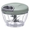 500 ml Manual Food Chopper for Kitchen Prep – Stainless