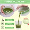 Matcha Set Matcha Bowl with Spout,Matcha Whisk and Matcha Whisk