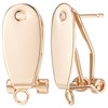 Beebeecraft 1 Box 20Pcs French Clip Earring Findings 18K Gold