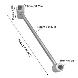 Jiawu Door Hinge Adjustment Tool, 14-19 Mm Hinges Gap Adjusting Wrench, Door Hinge Repair Tool, Hinges Gap Wrench, Hinge Repair Spanner, Hinge Adjuster Tool for 8.5‑17.5 Hinges