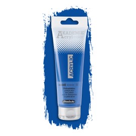 Schmincke - Akademie Acrylic Colour, Phthalo Blue in 120 ml Tube, 23448012, Fine Artist Acrylic Paint, Brilliant, Highly Lightfast and Cadmium-Free, for Acrylic Painting, Mixed Media