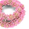 Boston International Decorative Front Door/Wall Wreath, Pink Succulent