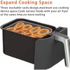 Dual Air Fryer Rack Compatible with Ninja Fryer Stand Multi