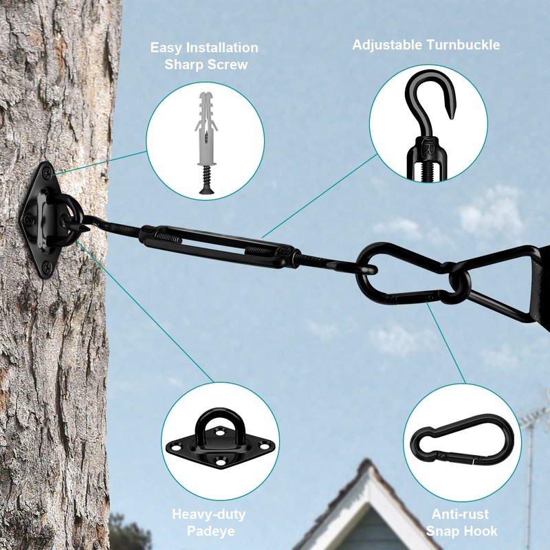 M6 Awning Mounting Set Robust Awning Stainless Steel Hardware Kit