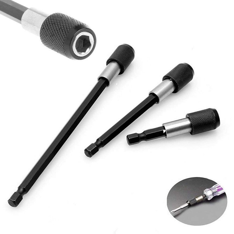 Bestgle Hex Shaft Extension Bit Shank Socket Extension Bar 2.4