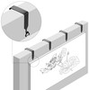 Funrous Over The Door Hook Panel Wall Metal Cubicle Picture