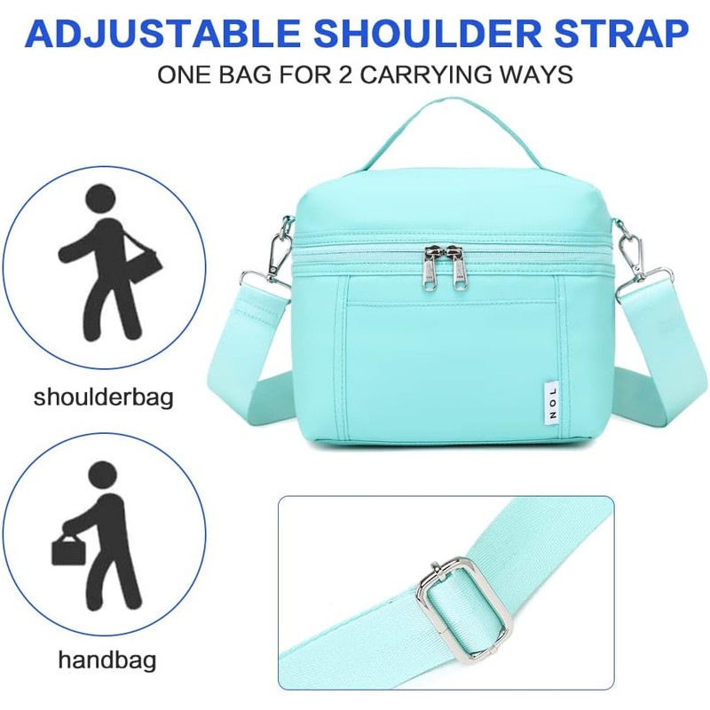 NOL Natural Organic Lifestyle Insulated Lunch Bags for Women Cooler